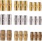 Box 64Pcs 32 Sets 4 Color Clasps Leather Cord for Jewelry Making Supplies (Mixed Color)